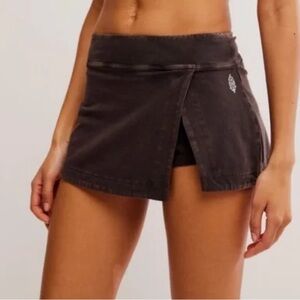 Free People Movement Hot Shot Mini Skort